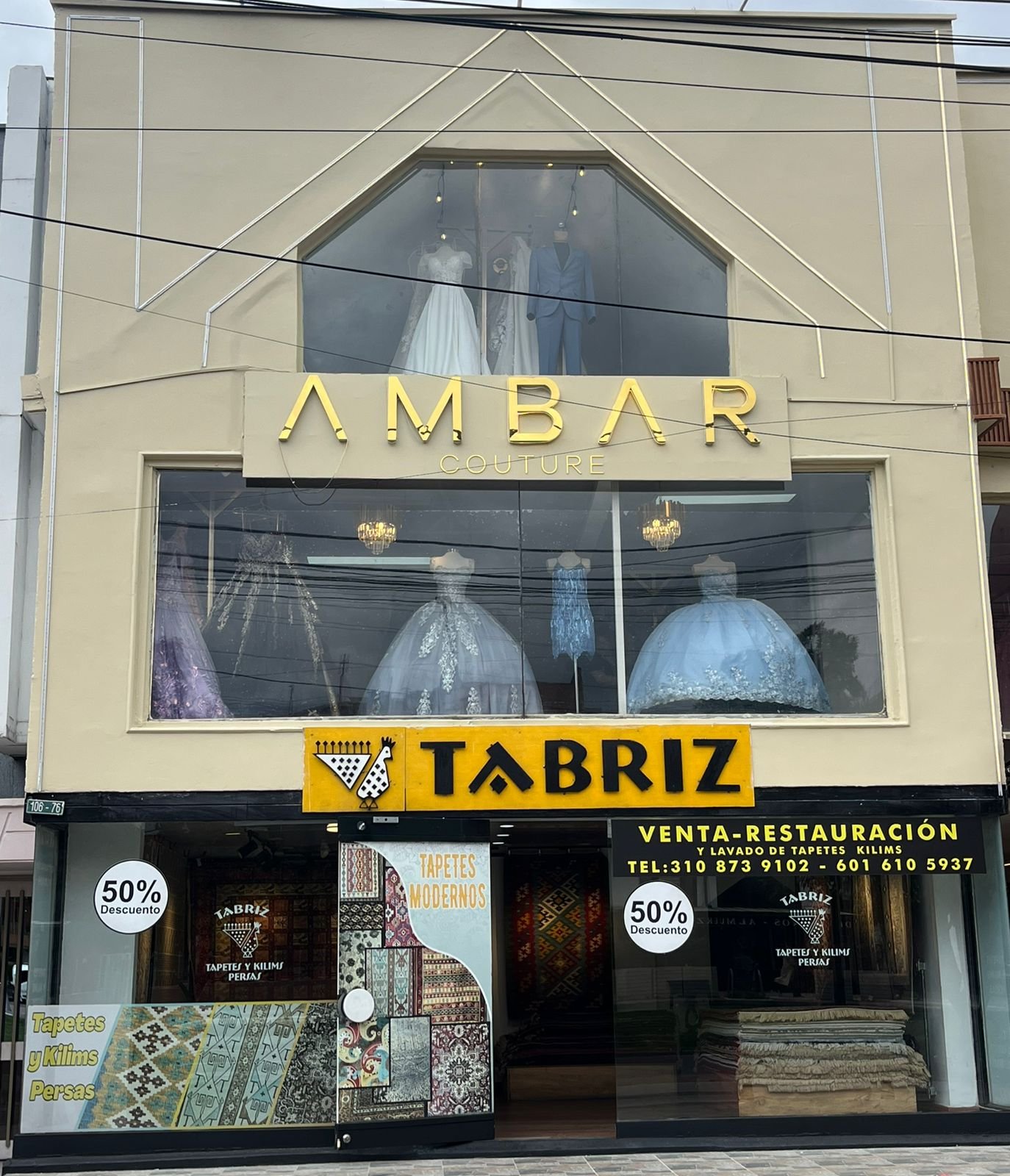 Showroom Ambar Couture Bogotá